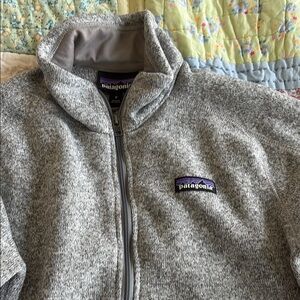 Patagonia Gray Quarter-Zip Jacket